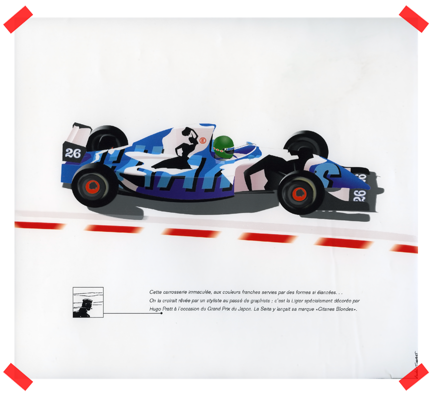 Ligier covered by Hugo Pratt